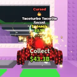Cursed Tacoturbo Tacorito 364 M s (FIRE TRAIT) (Секретный п… — Roblox, лот №225520