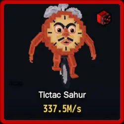 Cursed Tictac Sahur 337.5M s (Секретный персонаж) — Roblox, лот №225528