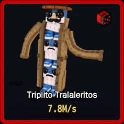 Cursed Triplito Tralaleritos 7.8M s (Секретный персонаж) — Roblox, лот №225535