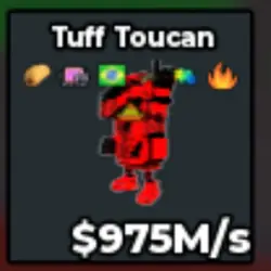 Cursed Tuff Toucan 975 M s (Секретный персонаж) — Roblox, лот №225542