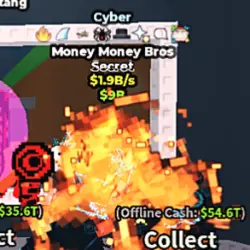 Cyber - Money Money Bros - 1.9 B S - 8 Traits (Clean) (Секр… — Roblox, лот №225554