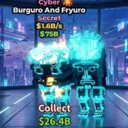Cyber Burguro and Fryuro 1.6B (Секретный персонаж) — Roblox, лот №225598