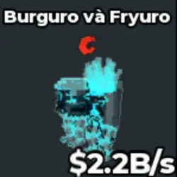 Cyber Burguro and Fryuro Trait 2.2B s (Секретный персонаж) — Roblox, лот №225606