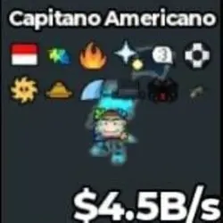 Cyber Capitano Americano 4.5B s 13 Trait Clean and Very Gre… — Roblox, лот №225615