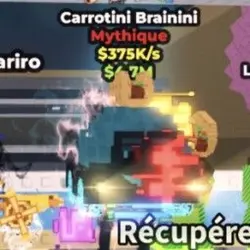 Cyber Carrotini Brainini with 4 traits (Мифический персонаж) — Roblox, лот №225628