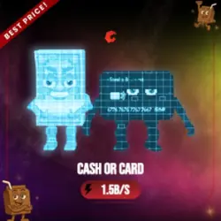 Cyber Cash or Card 1.5B s (Секретный персонаж) — Roblox, лот №225631