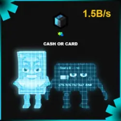 Cyber Cash or Card 1.5B s #Big (Секретный персонаж) — Roblox, лот №225632