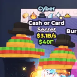 Cyber Cash or Card 3.1B s (Секретный персонаж) — Roblox, лот №225636