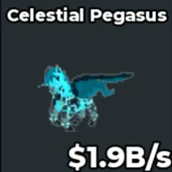 Cyber Celestial Pegasus 1,9b (Секретный персонаж) — Roblox, лот №225639