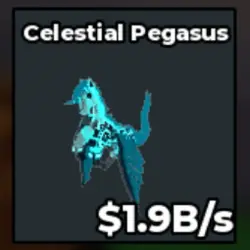 Cyber Celestial Pegasus 1.9B s (Секретный персонаж) — Roblox, лот №225640