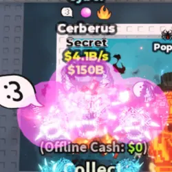 Cyber Cerberus 4.1B S (Fire + 2 Traits) #J9QH3W (Секретный … — Roblox, лот №225649