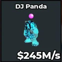 Cyber DJ Panda 245M s (Секретный персонаж) — Roblox, лот №225679