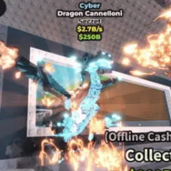 Cyber Dragon Cannelloni 2,7B s (Секретный персонаж) — Roblox, лот №225715