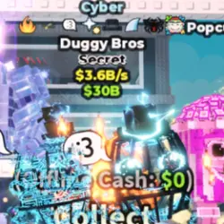 Cyber Duggy Bros 3.6B s (Spider + 8 Traits) #W9NF4J (Секрет… — Roblox, лот №225681