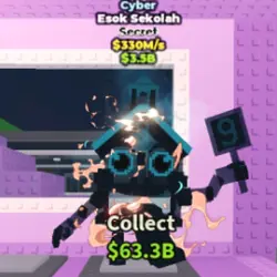 Cyber Esok Sekolah 330 M s (Секретный персонаж) — Roblox, лот №225689