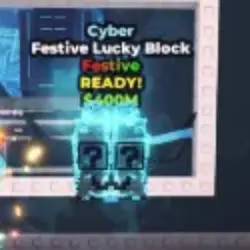 CYBER Festive Lucky Block RARE (Секретный персонаж) — Roblox, лот №225694