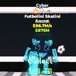 Cyber Futbolini Skatini 96.7 M s (Секретный персонаж) — Roblox, лот №225703