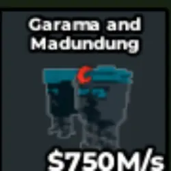 Cyber Garama and Madundung 750m s (Секретный персонаж) — Roblox, лот №225742