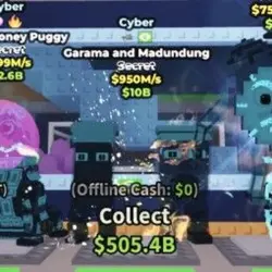 Cyber Garama and Madundung 950M s Double (2x) Traits (Секре… — Roblox, лот №225744