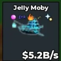 Cyber Jelly Moby 5.2B s zidan (Секретный персонаж) — Roblox, лот №225771