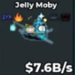 Cyber Jelly Moby 7.6B s (Секретный персонаж) — Roblox, лот №225773