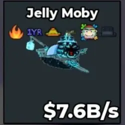 Cyber Jelly Moby 7.6B s Jemal (Секретный персонаж) — Roblox, лот №225774