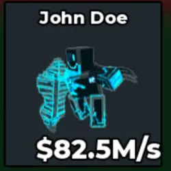 Cyber John Doe 82.5 M s (Секретный персонаж) — Roblox, лот №225776
