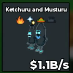 Cyber Ketchuru and Musturu 1.1B s aven (Секретный персонаж) — Roblox, лот №225783