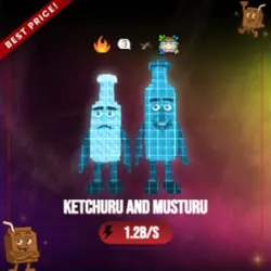 Cyber Ketchuru and Musturu 1.2B s (Секретный персонаж) — Roblox, лот №225784