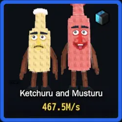 Cyber Ketchuru and Musturu 467.5M s (Секретный персонаж) — Roblox, лот №225785