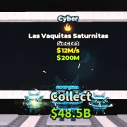 Cyber Las Vaquitas Saturnitas 12 M s (Секретный персонаж) — Roblox, лот №225810