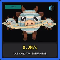 Cyber Las Vaquitas Saturnitas 8.2M s (Секретный персонаж) — Roblox, лот №225811