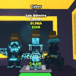 CYBER LOS ADMINS [1.3B s] (Секретный персонаж) — Roblox, лот №225827