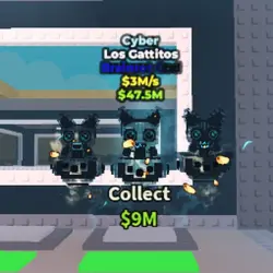 Cyber Los Gattitos 3 M s (Brainrot God персонаж) — Roblox, лот №225845
