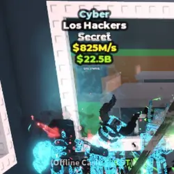 Cyber Los Hackers - 825M s - Secret - 10M (Секретный персон… — Roblox, лот №225847