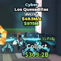 CYBER los quesadillas $49.5M s RARE (Секретный персонаж) — Roblox, лот №225904
