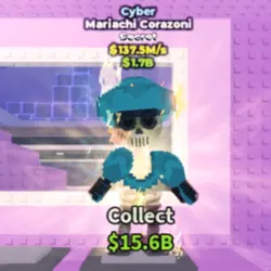Cyber Mariachi Corazoni 137.5 M s (Секретный персонаж) — Roblox, лот №225971