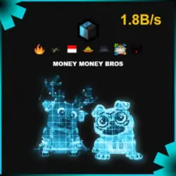 Cyber Money Money Bros 1.8B s #Sha (Секретный персонаж) — Roblox, лот №226010