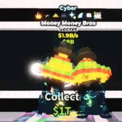 Cyber Money Money Bros 1.9 B s (Секретный персонаж) — Roblox, лот №226013