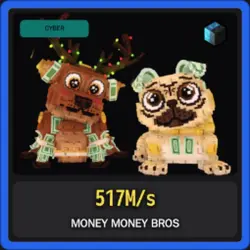 Cyber Money Money Bros 517M s (Секретный персонаж) — Roblox, лот №226026