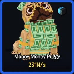 Cyber Money Money Puggy 231M s (Секретный персонаж) — Roblox, лот №226045