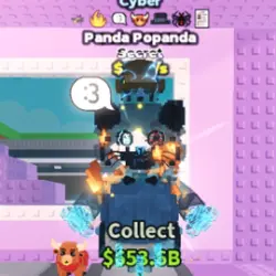 Cyber Panda Popanda 2.6 B s (7 Traits) (Bull Trait) (Секрет… — Roblox, лот №226112