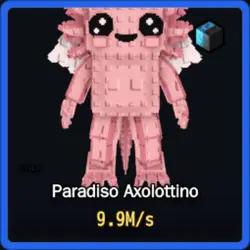 Cyber Paradiso Axolottino 9.9M s (Секретный персонаж) — Roblox, лот №226120