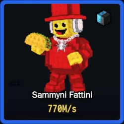 Cyber Sammyni Fattini 770M s (Секретный персонаж) — Roblox, лот №225934