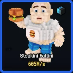 Cyber Steakini Fattini 605M s (Секретный персонаж) — Roblox, лот №226062