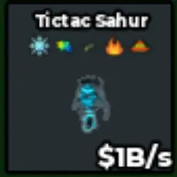 Cyber Tictac Sahur 1B s (5 Traits) Clean Traits Snow Trait … — Roblox, лот №225871