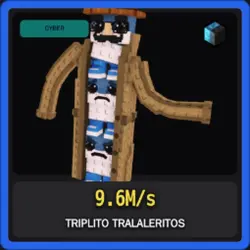 Cyber Triplito Tralaleritos 9.6M s (Секретный персонаж) — Roblox, лот №225901
