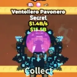 Cyber Ventoliero Pavonero 1.4B (Секретный персонаж) — Roblox, лот №225945