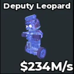 Deputy Leopard 234 M s Crystal (Секретный персонаж) — Roblox, лот №226053
