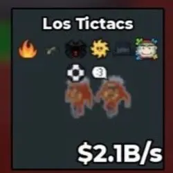 DEV299# Los Tictacs 2.1B s - Clean Trait Very (Секретный пе… — Roblox, лот №225861